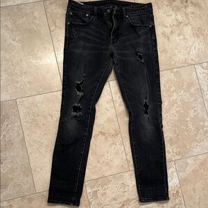 American Eagle Flex men’s 34x32 black denim jeans